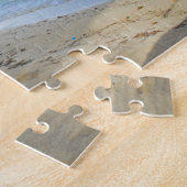 ボラボラタヒチビーチオーバーウォーターバンガローズ海 ジグソーパズル (側面)