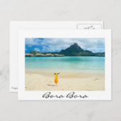 ボラボラトロピカルカクテルハガキ ポストカード (正面/裏面)