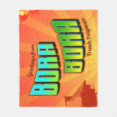 ボラボラブランケット フリースブランケット (正面)