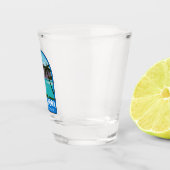 ボラボラポリネフランスのシアトラベルヴィンテージアート ショットグラス (右)