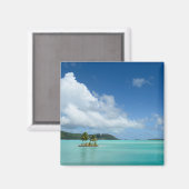 ボラボララグーン磁石のヤシの木 マグネット (正面/裏面)