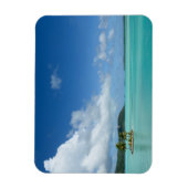 ボラボララグーン長方形マグネットのヤシの木 マグネット (縦)