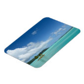 ボラボララグーン長方形マグネットのヤシの木 マグネット (左側)