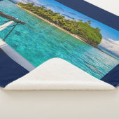 ボラボララグーン シェルパブランケット (3/4)