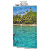 ボラボララグーン フラスク (左)