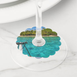 ボラボララグーン ワイングラスタグ