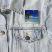 ボラボラ島のマティラビーチ 缶バッジ (インサイチュ)