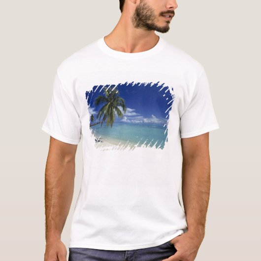 ボラボラ島のマティラビーチ、 Tシャツ (正面)