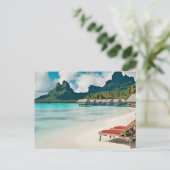 ボラボラ島の絵葉書 (Bora Bora f) ポストカード (スタンド正面)