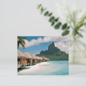 ボラボラ島の絵葉書 (Bora Bora s13) ポストカード (スタンド正面)