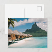 ボラボラ島の絵葉書 (Bora Bora s13) ポストカード (正面/裏面)