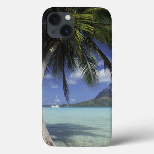 ボラボラ島 フランス領ポリネシア オテマヌ山 Case-Mate iPhoneケース (裏面)