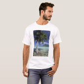ボラボラ島 フランス領ポリネシア オテマヌ山 Tシャツ (正面フル)