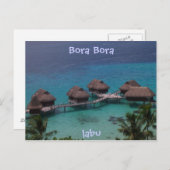 ボラボラ島 ポストカード (正面/裏面)