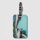 ボラボラ島 ポストカード (Bora Bora 4) ラゲッジタグ (正面縦)
