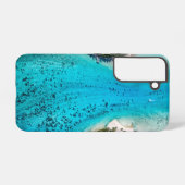 ボラボラ島 - 海への小道 SAMSUNG GALAXYケース (裏面横)