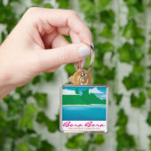 ボラボラ景観 キーホルダー (手)