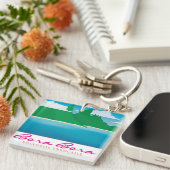 ボラボラ景観 キーホルダー (正面右)