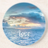 ボラボラ海ビューフォト コースター (正面)