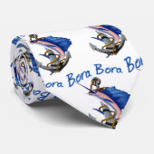 ボラボラ深いシー魚釣り ネクタイ (ロール)