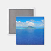 ボラボラ磁石の上空ビュー マグネット (正面/裏面)