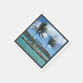 ボラボラ空港 スタンダードカクテルナプキン (角)
