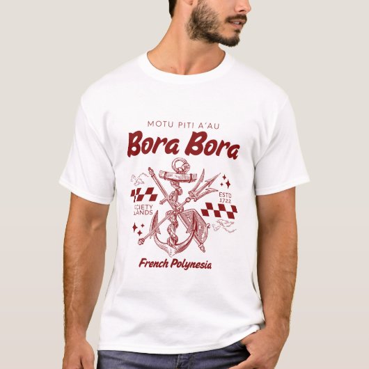 ボラボラ フランス領ポリネシア Tシャツ (正面)