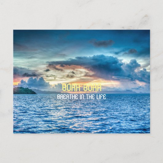 ボラボラ ポストカード (正面)