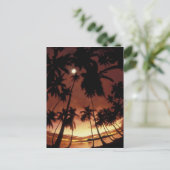 ボラボラ、ポリネシフランスのア·サンセット ポストカード (スタンド正面)