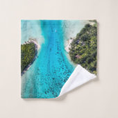 ボラボラ – 海への経路 バスタオルセット (ウォッシュタオル)