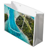 ボラボラ – 海への経路 ラージペーパーバッグ (正面アングル)