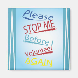 ボランティおもしろいア – お願いストップPlease Me マグネット