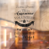 ボランティアありがとう ウィンドウサイン (シート2)