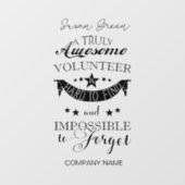 ボランティアありがとう ウィンドウサイン (シート)