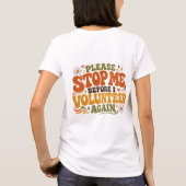 ボランティアあるある Tシャツ (裏面)