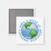 ボランティアが世界を変える マグネット (正面/裏面)