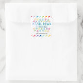 ボランティアであなたは学校を最高の降りる スクエアシール (バッグ)