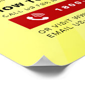 ボランティアにはチャリティー広告の手が必要 ポスター (角)