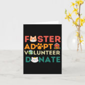 ボランティアによる動物救護施設の提供を受ける カード (黄色い花)