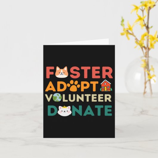 ボランティアによる動物救護施設の提供を受ける カード (黄色い花)