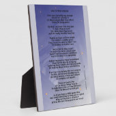 ボランティアのヒーローのプラーク フォトプラーク (側面)