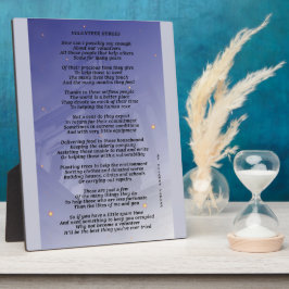 ボランティアのヒーローのプラーク フォトプラーク