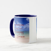 ボランティアの共有の神のすばらしい優美 マグカップ (正面左)