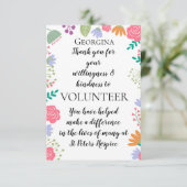 ボランティアの感謝の週 カード (スタンド正面)