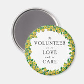 ボランティアの感謝 マグネット (正面/裏面)