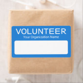 ボランティアの接着剤名バパーソナライズされたッドブルー ラベル (インサイチュ)