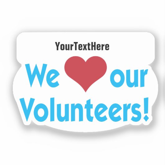 ボランティアの方々に団体や組織名を シール (正面)