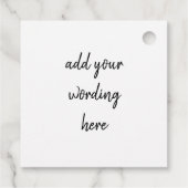 ボランティアの素晴らしさを隠すことはできない フェイバータグ (裏面)