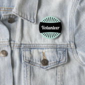 ボランティアは助けのレトロのヴィンテージの案内係のための私に尋ねます 缶バッジ (インサイチュ)