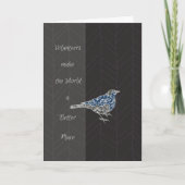 ボランティアは感謝していしています サンキューカード (正面)